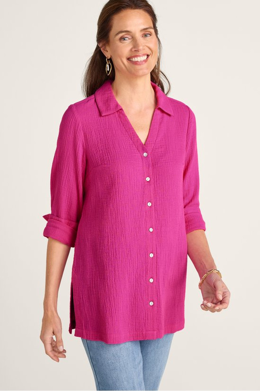 Escambia Gauze Tunic Shirt