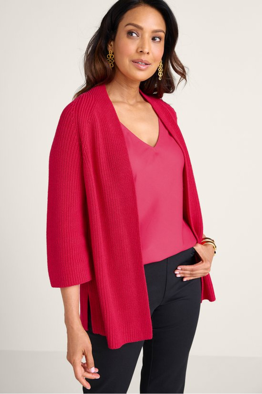 Amberlyn Shaker Stitch Cardigan