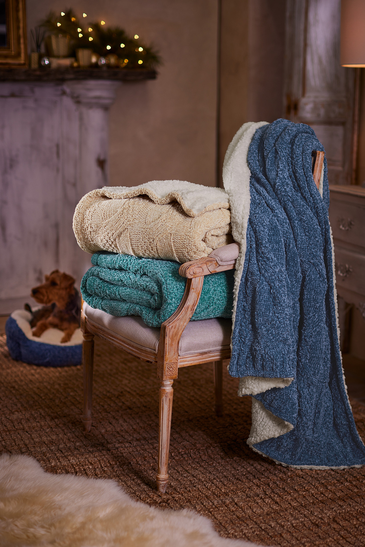 Cecilia Chenille Throw