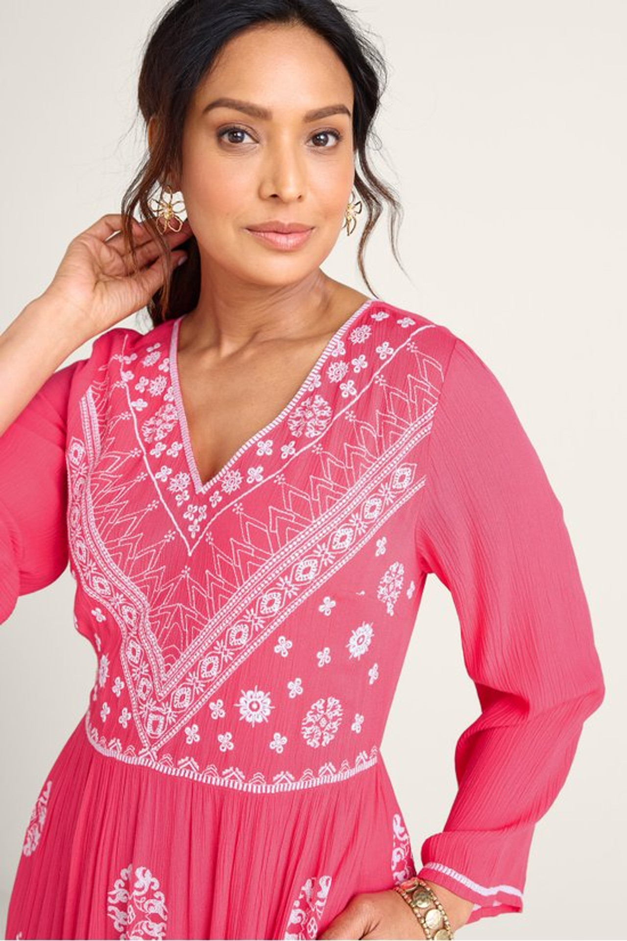 Cerys Gauze Maxi Dress