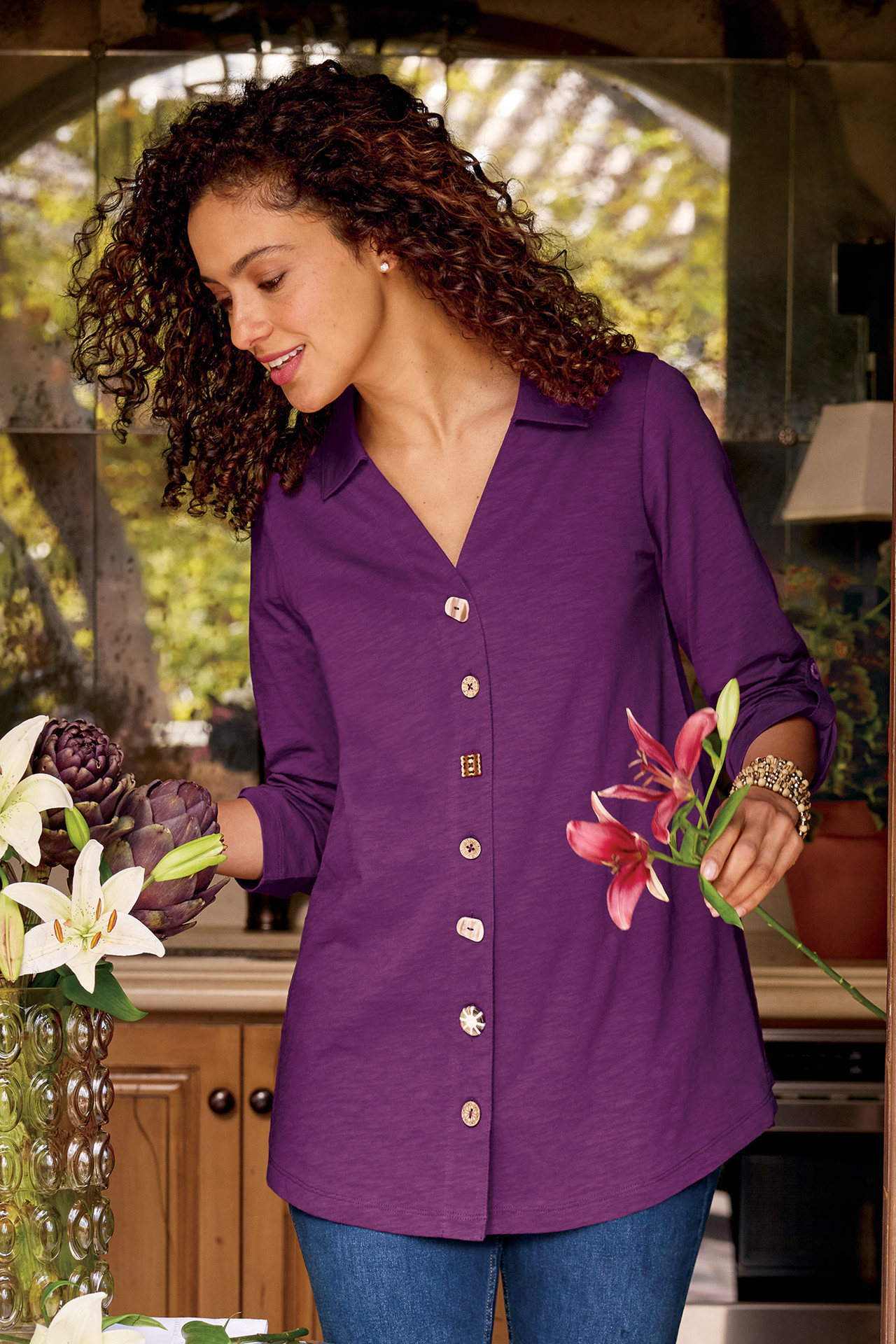 Danielle 3/4 Sleeve Tunic