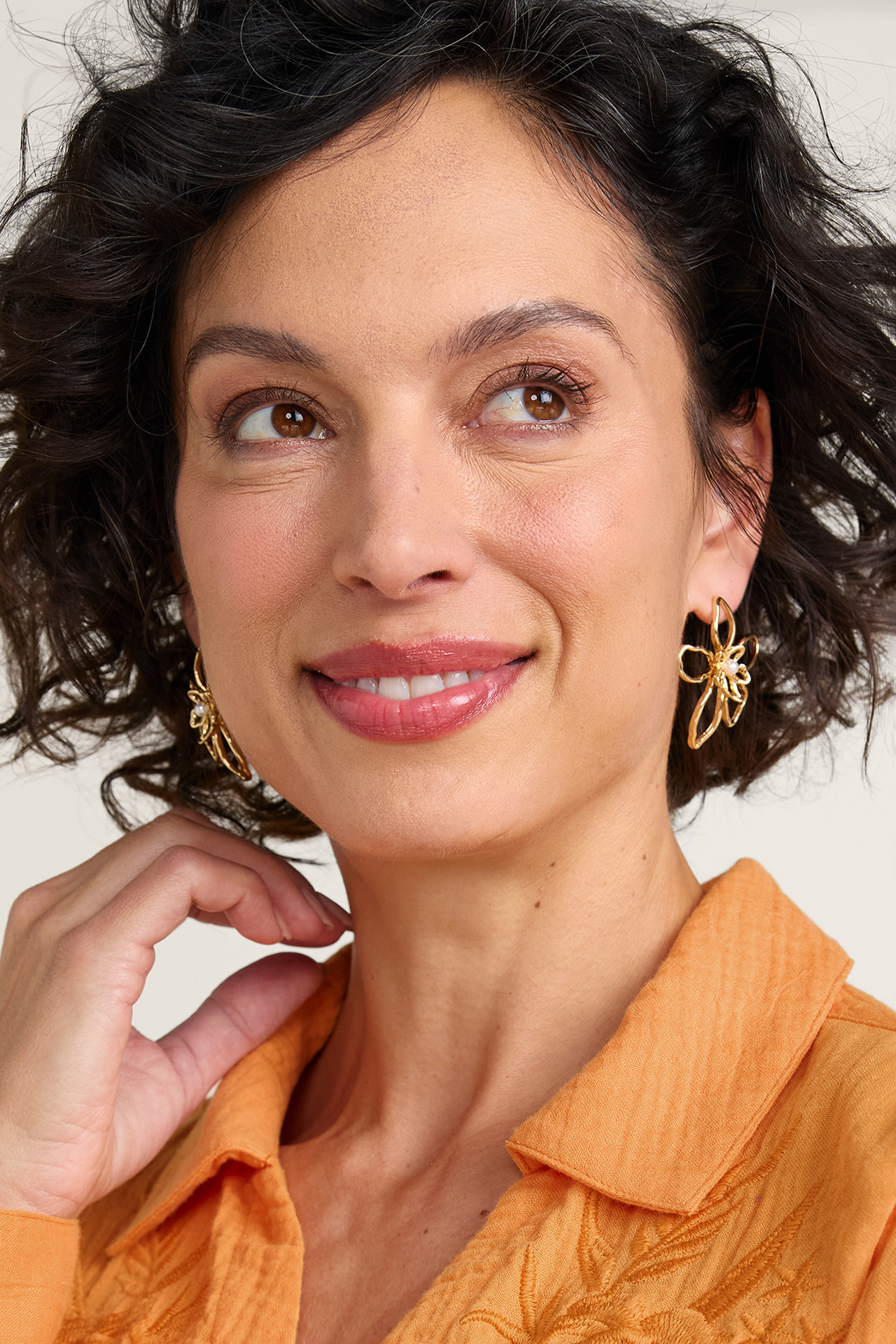 Flora Outline Earring