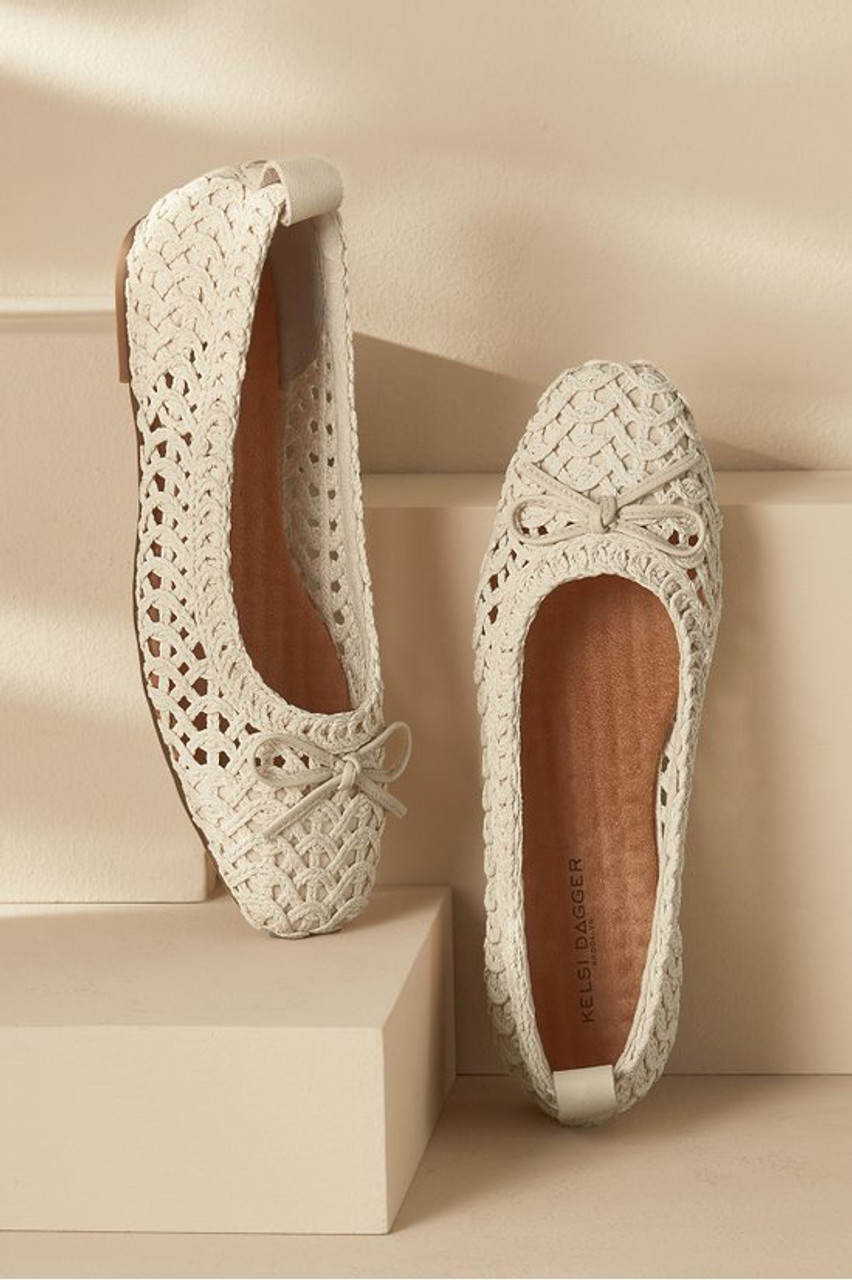 Kelsi Dagger Frankie Crochet Flats