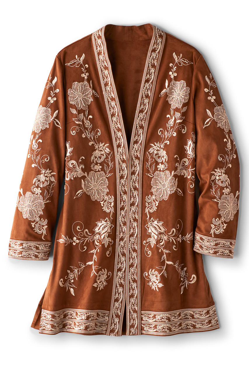 Marienne Faux Suede Jacket