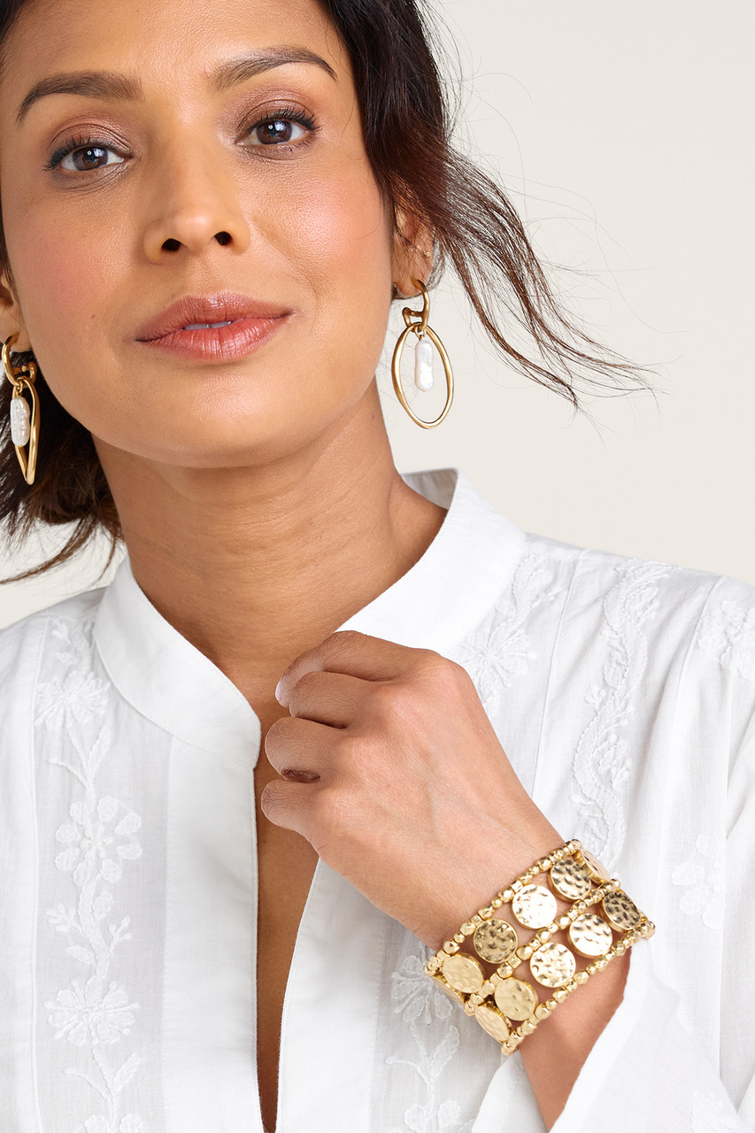 Kayla Coin Stretch Bracelet