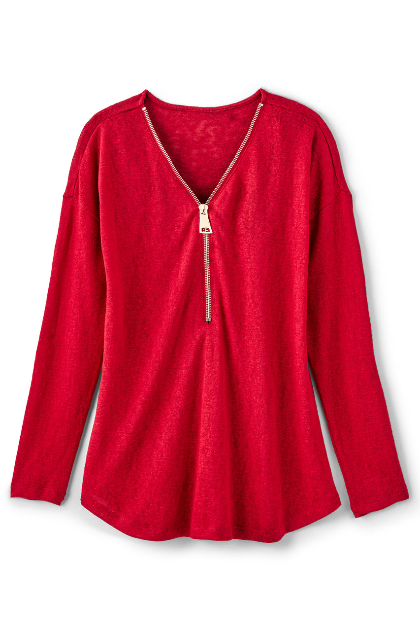 Valentina Zip Sweater   2216