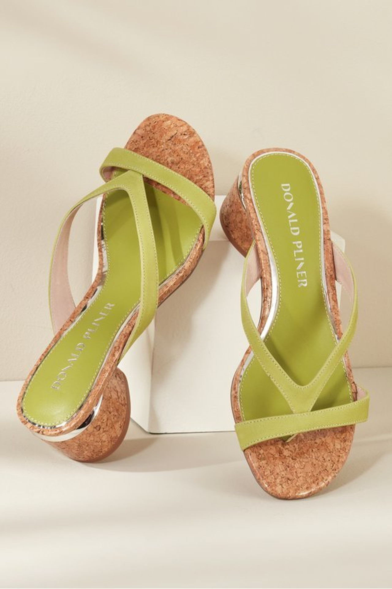 Donald Pliner Mida Cork Heel Slide