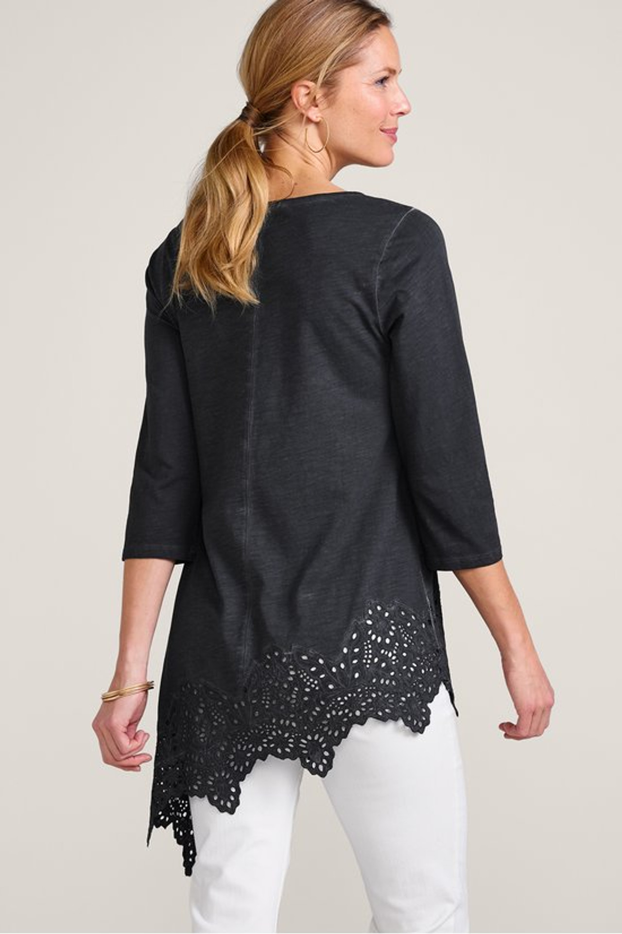 Ayesha Lace Trim Tunic