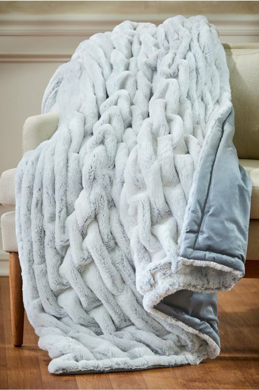 La Parisienne Faux Fur Throw