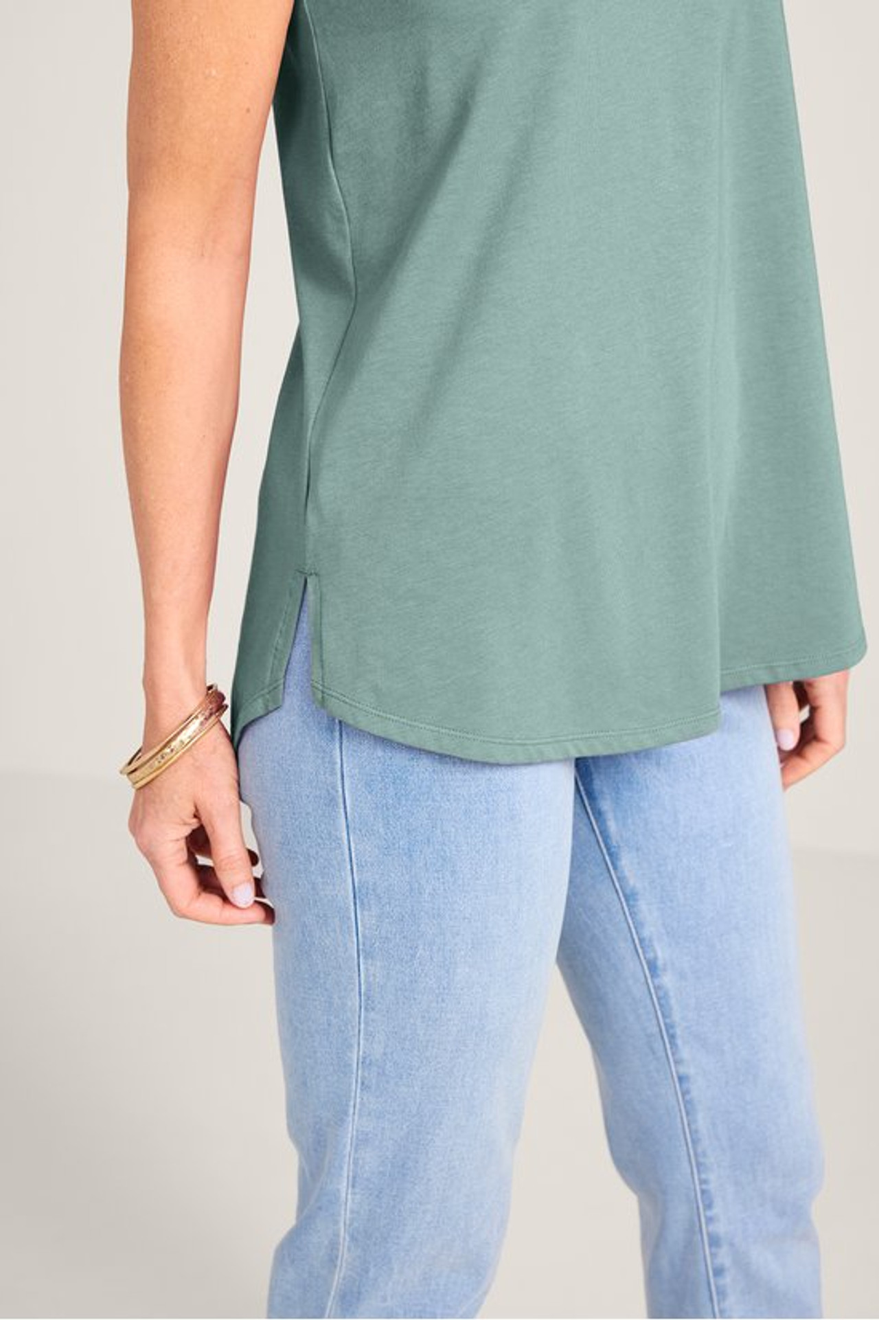 SoftEssential™ Supima® Isabel Sleeveless Tunic