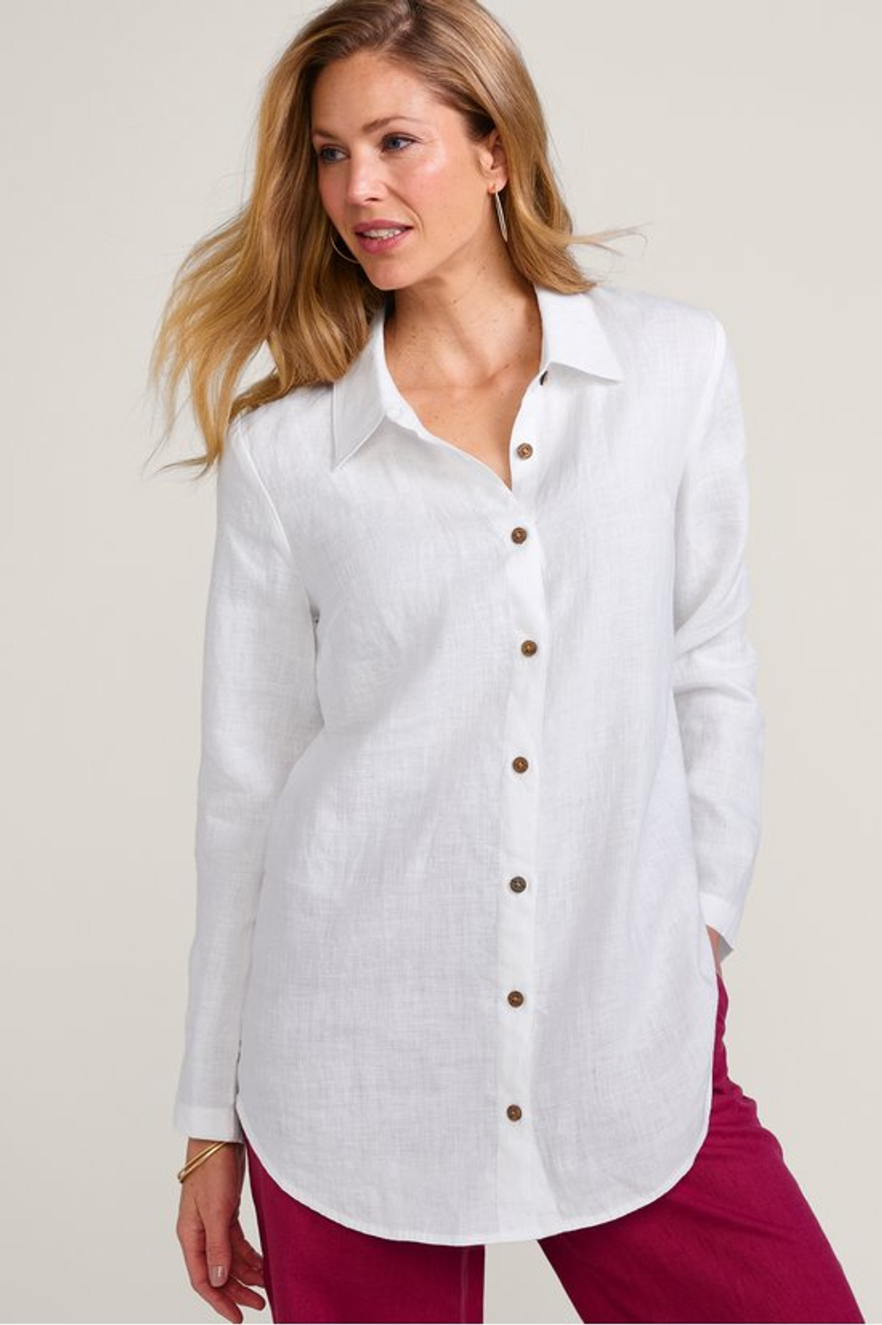 Outer Banks Linen Big Shirt