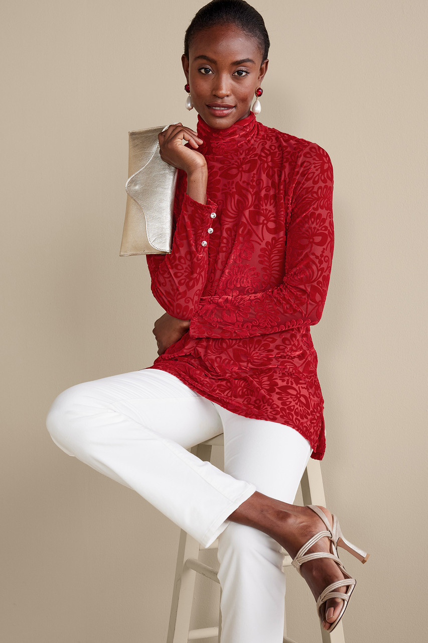 Walden Velvet Turtleneck