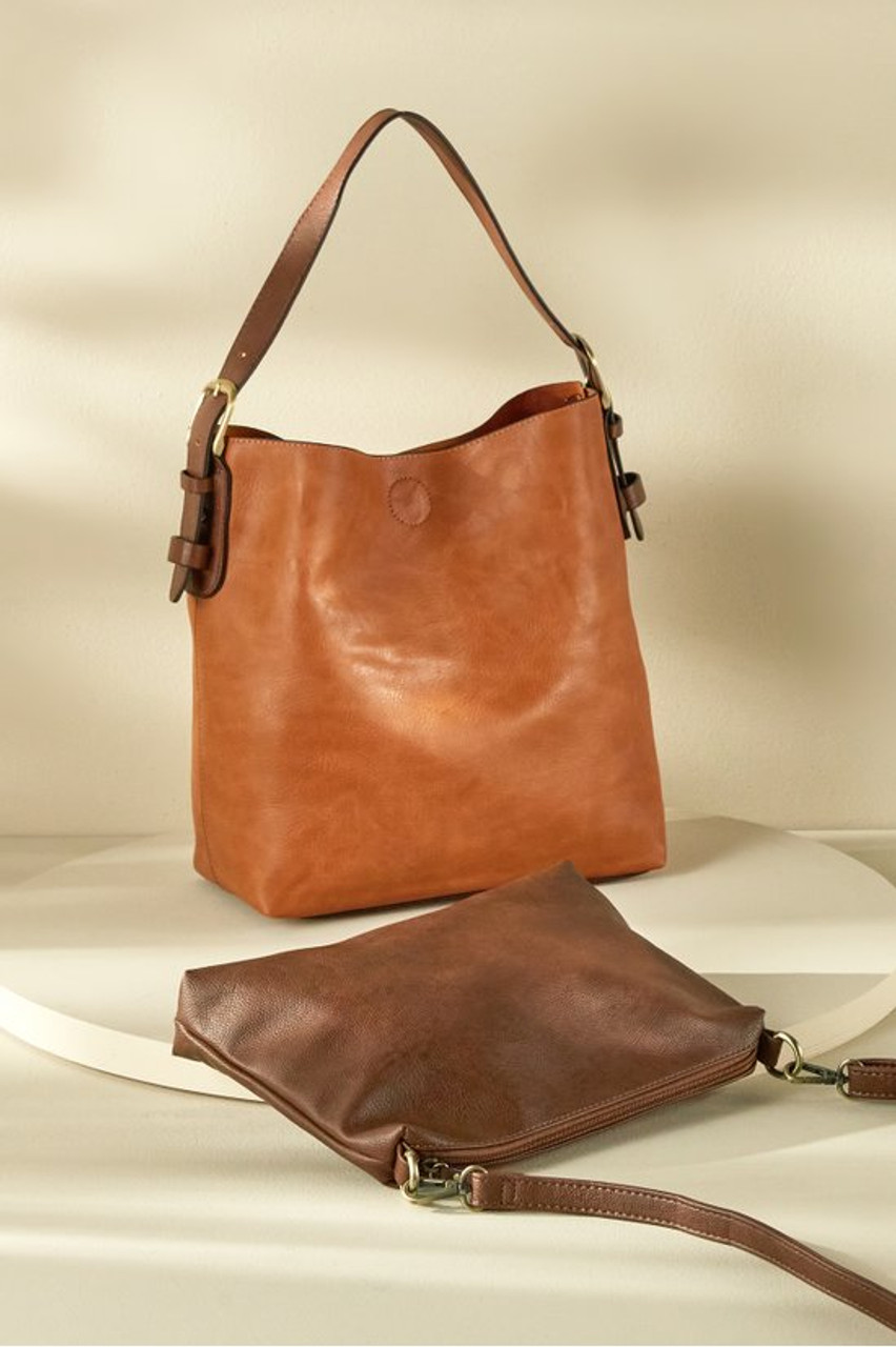 Gabrielle Vegan Leather Handbag