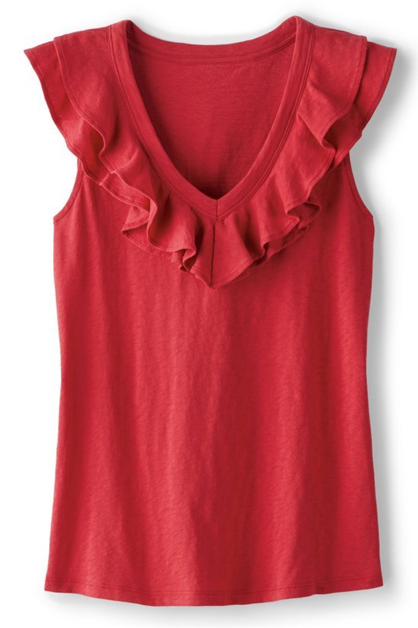 Marybeth Ruffle Tank