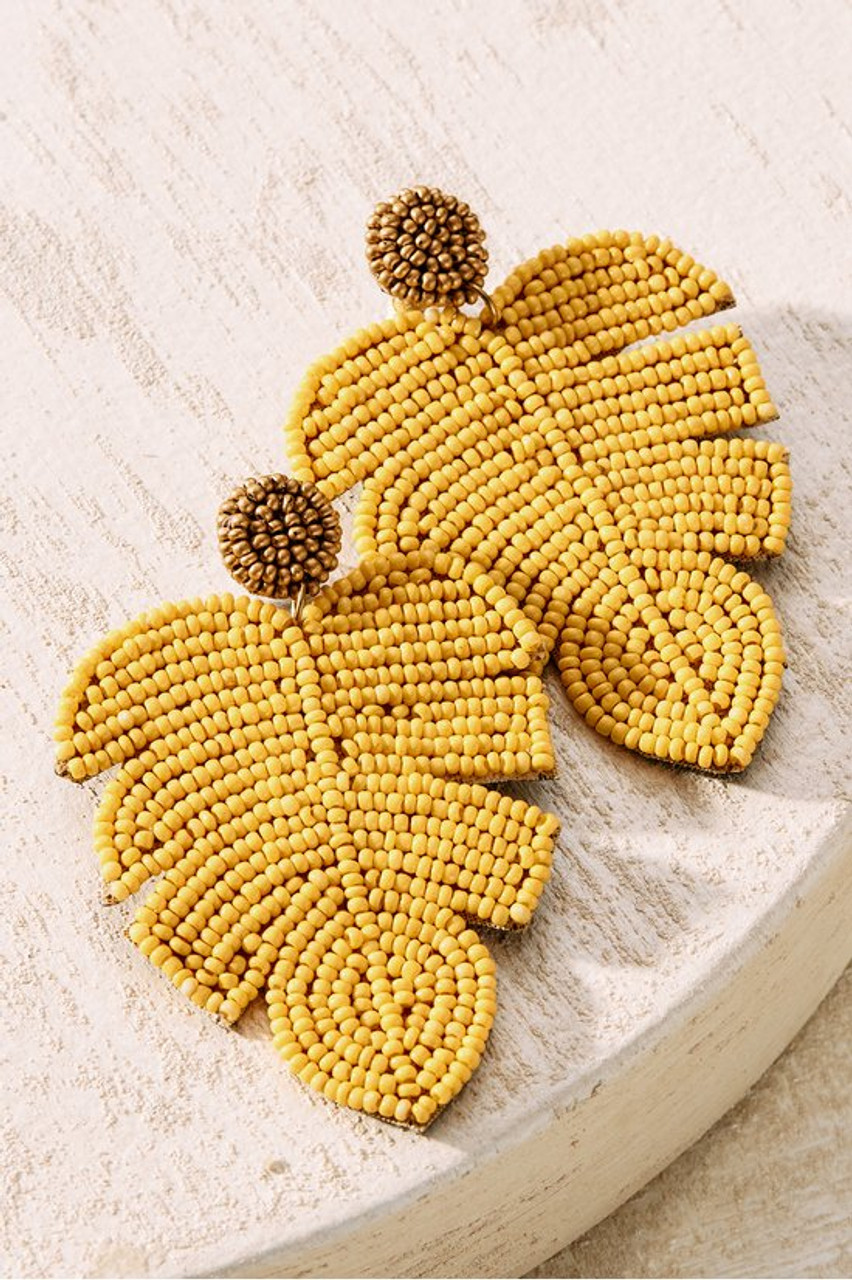 Cassia Leaf Earrings