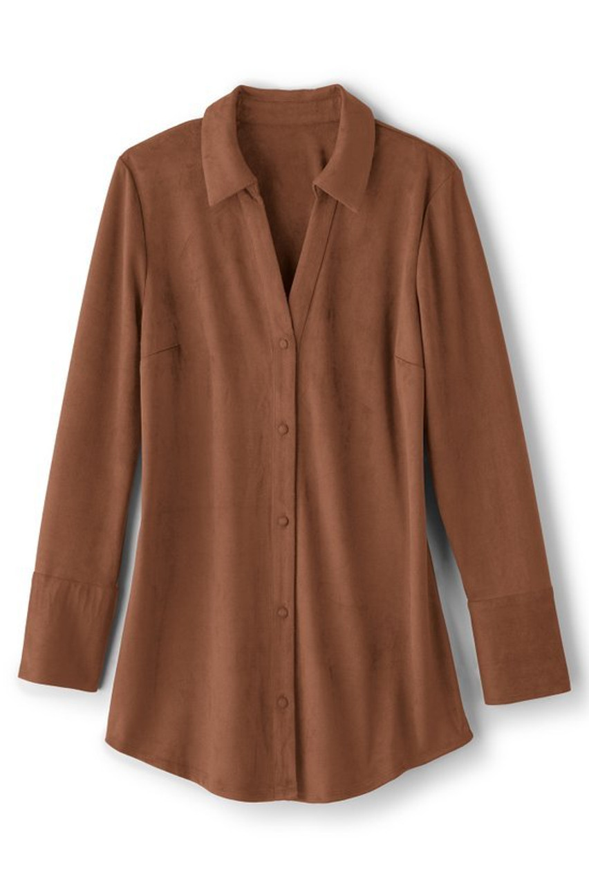 Vida Faux Suede Tunic