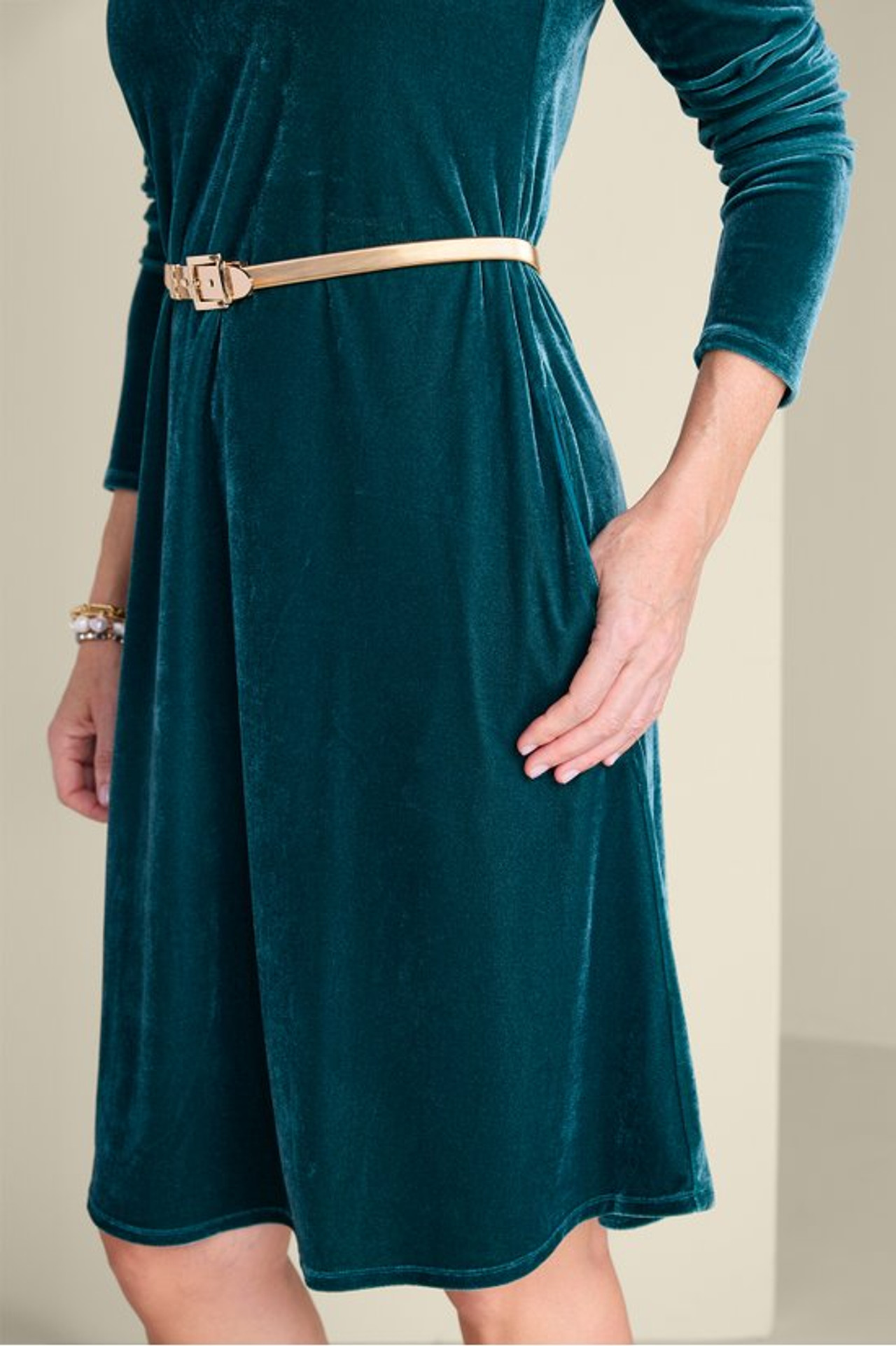 Short Santiago Velvet Dress