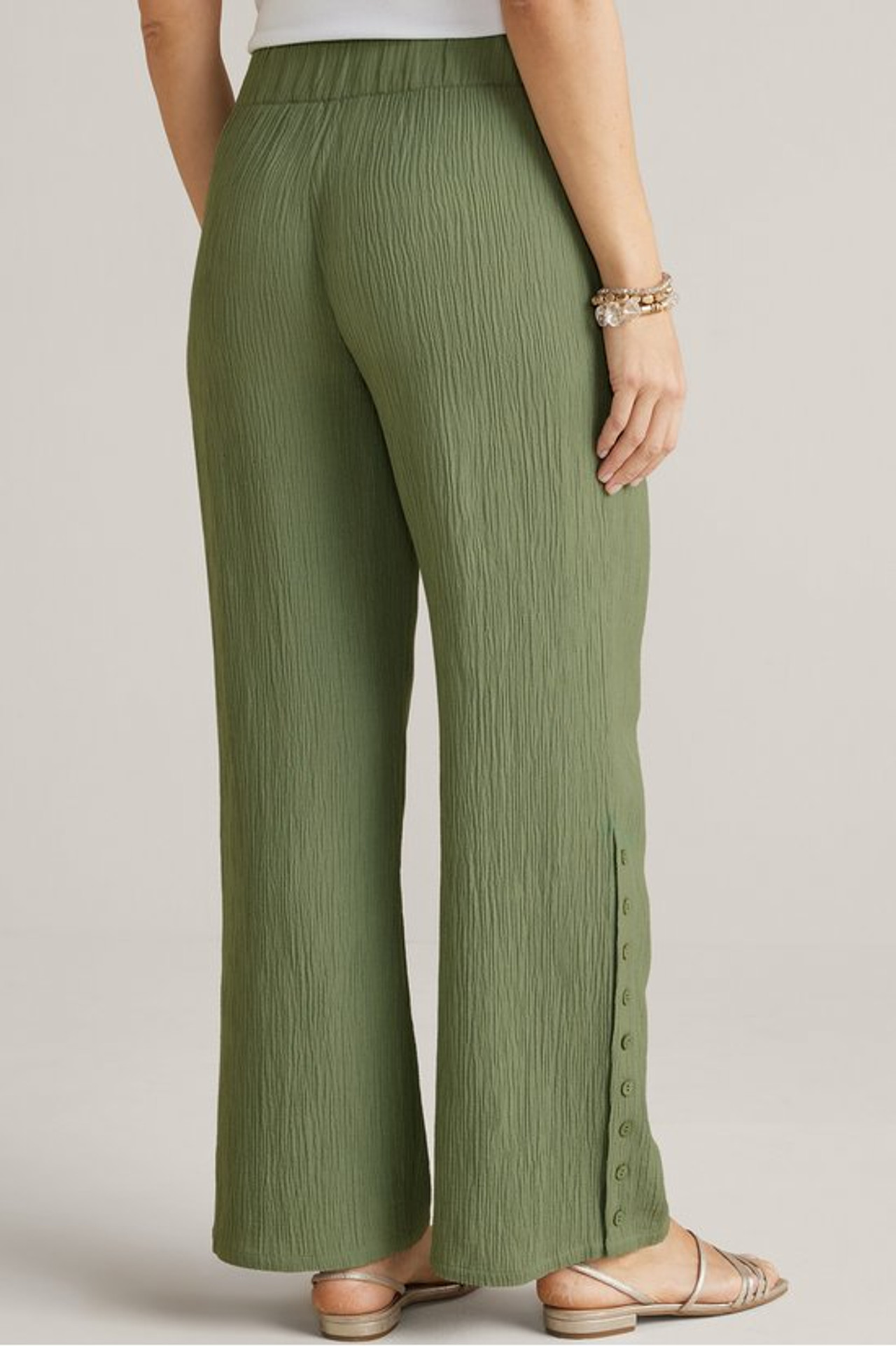 Oceo Gauze Wide-Leg Pants1474