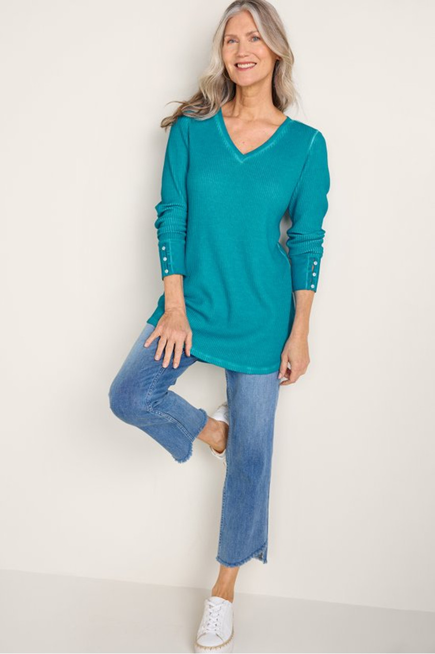 Arabella Waffle Knit Tunic