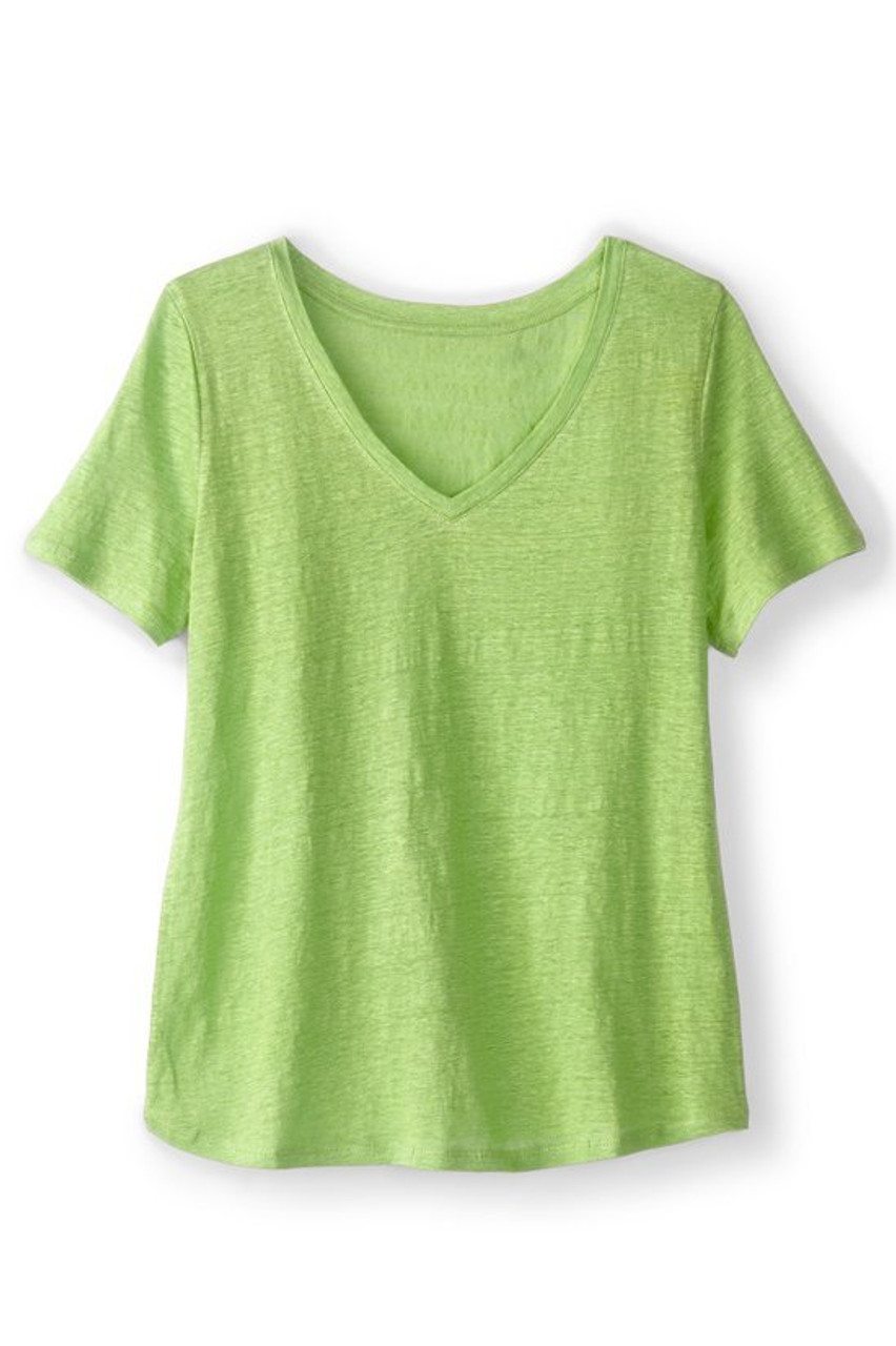 Aubrey Linen Slub Tee