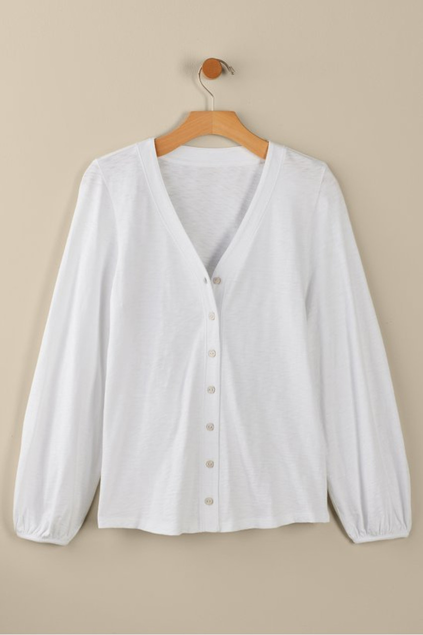 Lorna Button Front Top