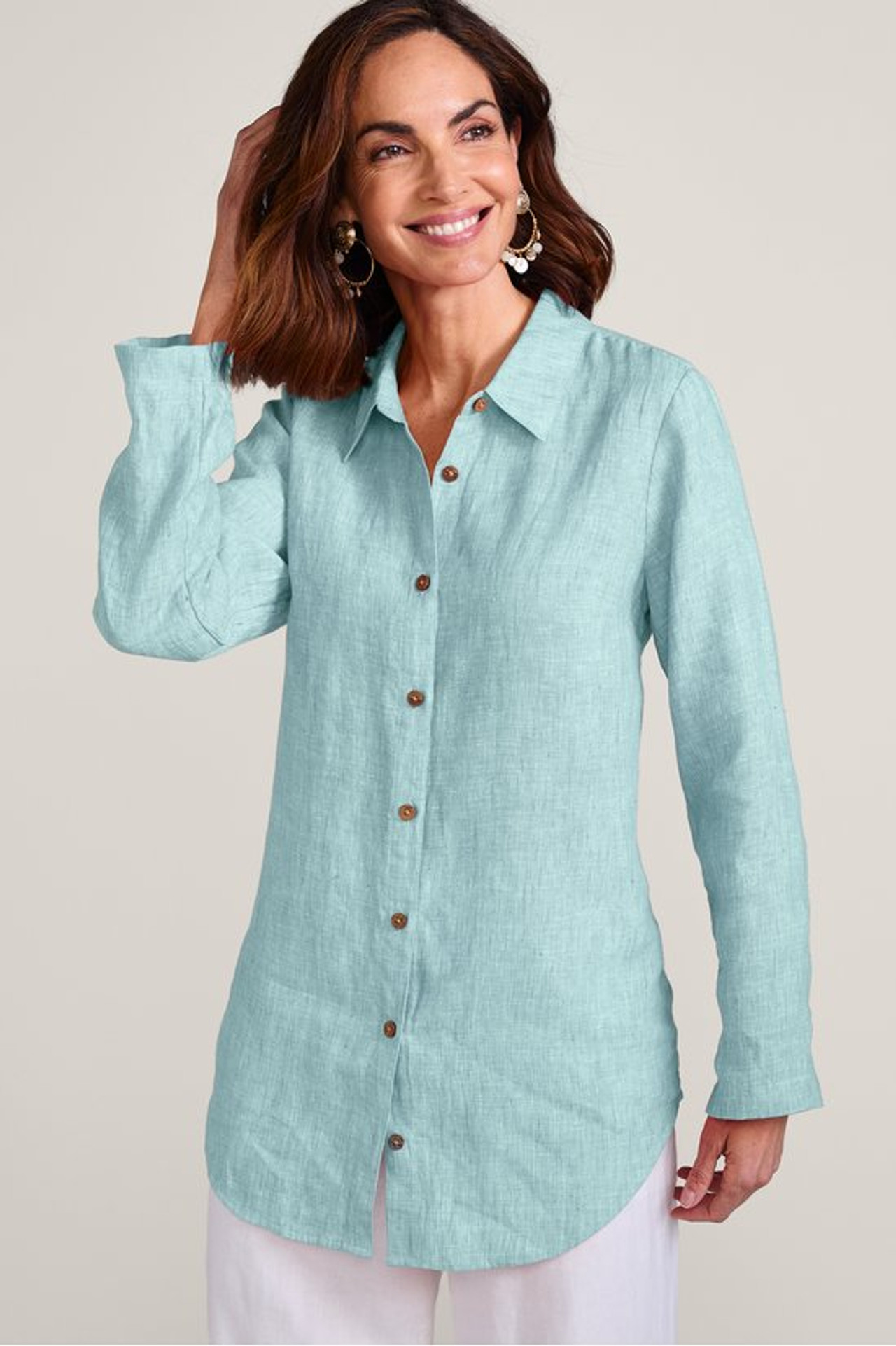Outer Banks Linen Big Shirt