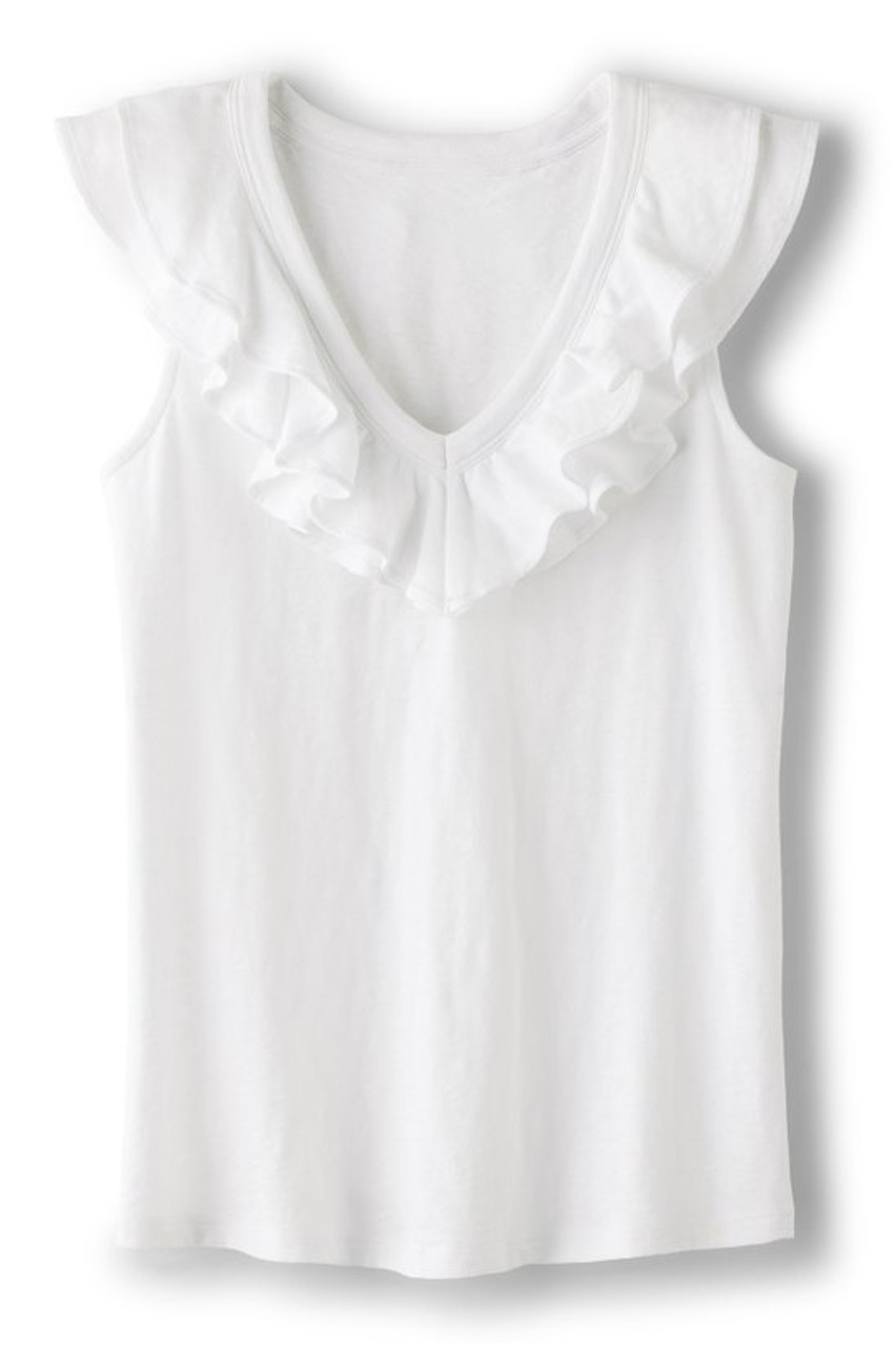 Marybeth Ruffle Tank