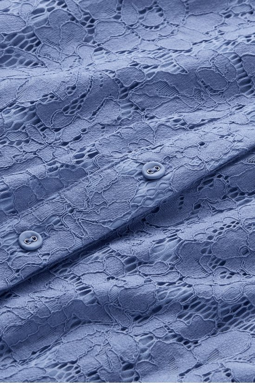 Lisa Lace Button Front   2243