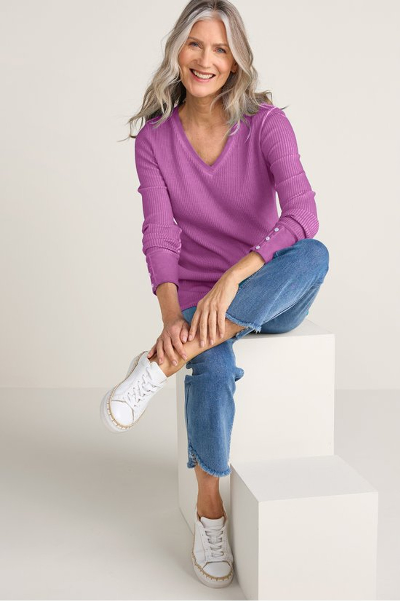 Arabella Waffle Knit Tunic