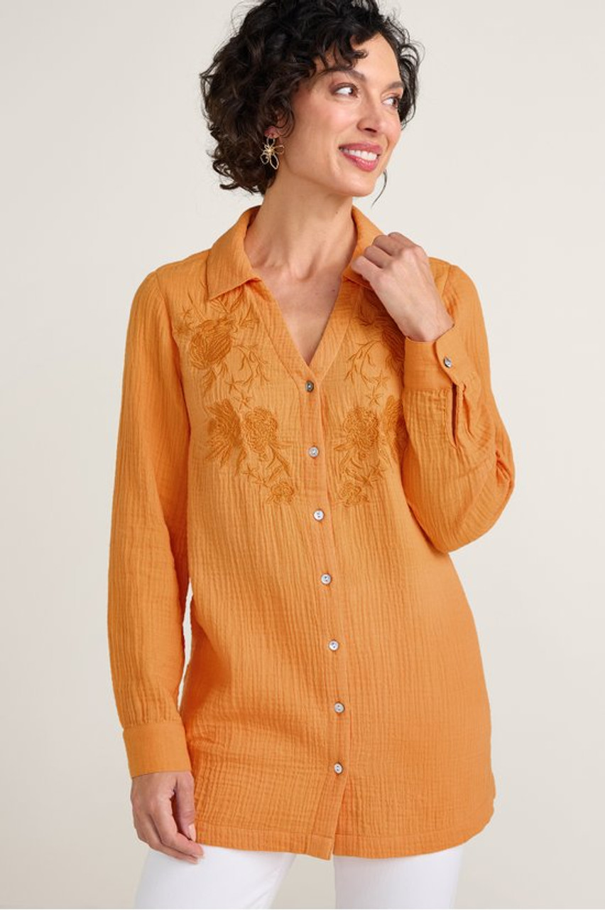 Escambia Gauze Tunic Shirt