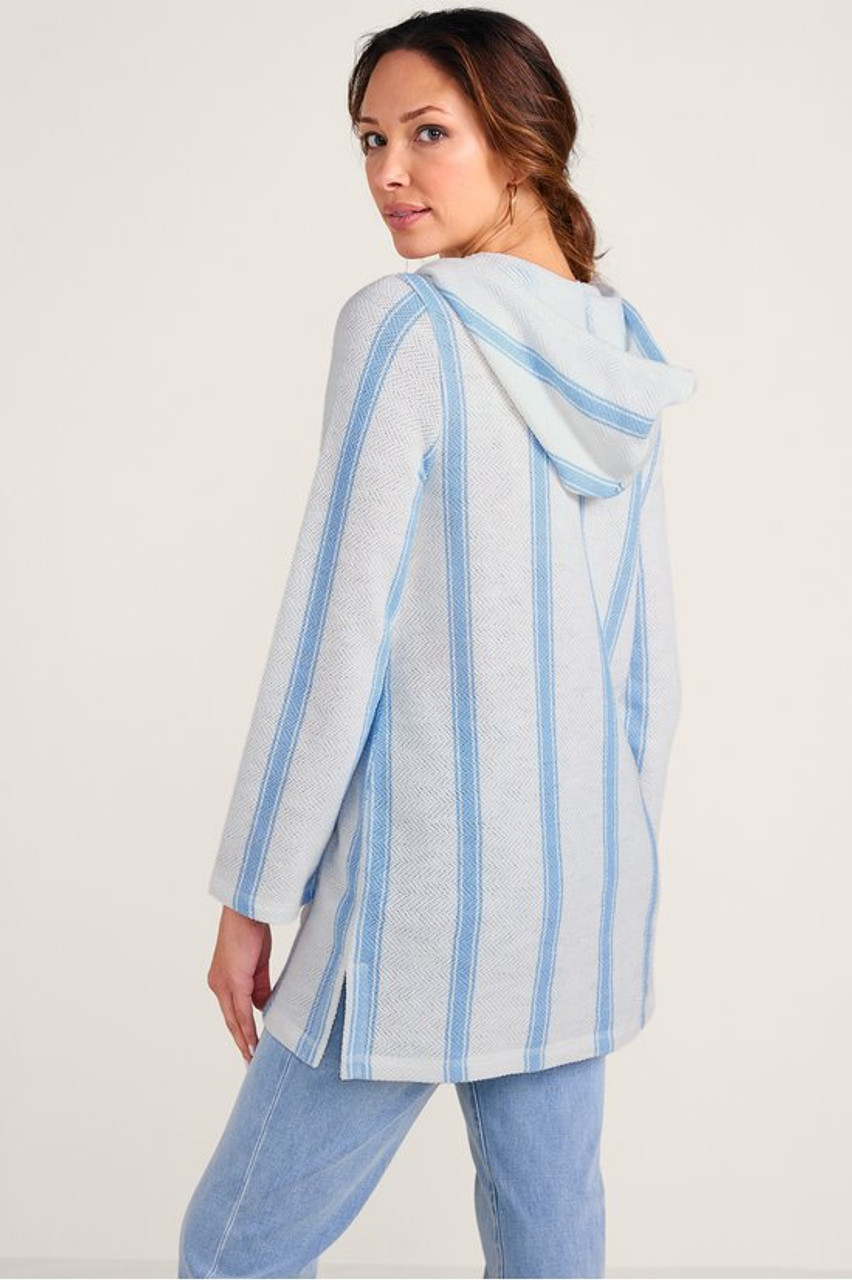 Charline French Terry Stripe Hoodie