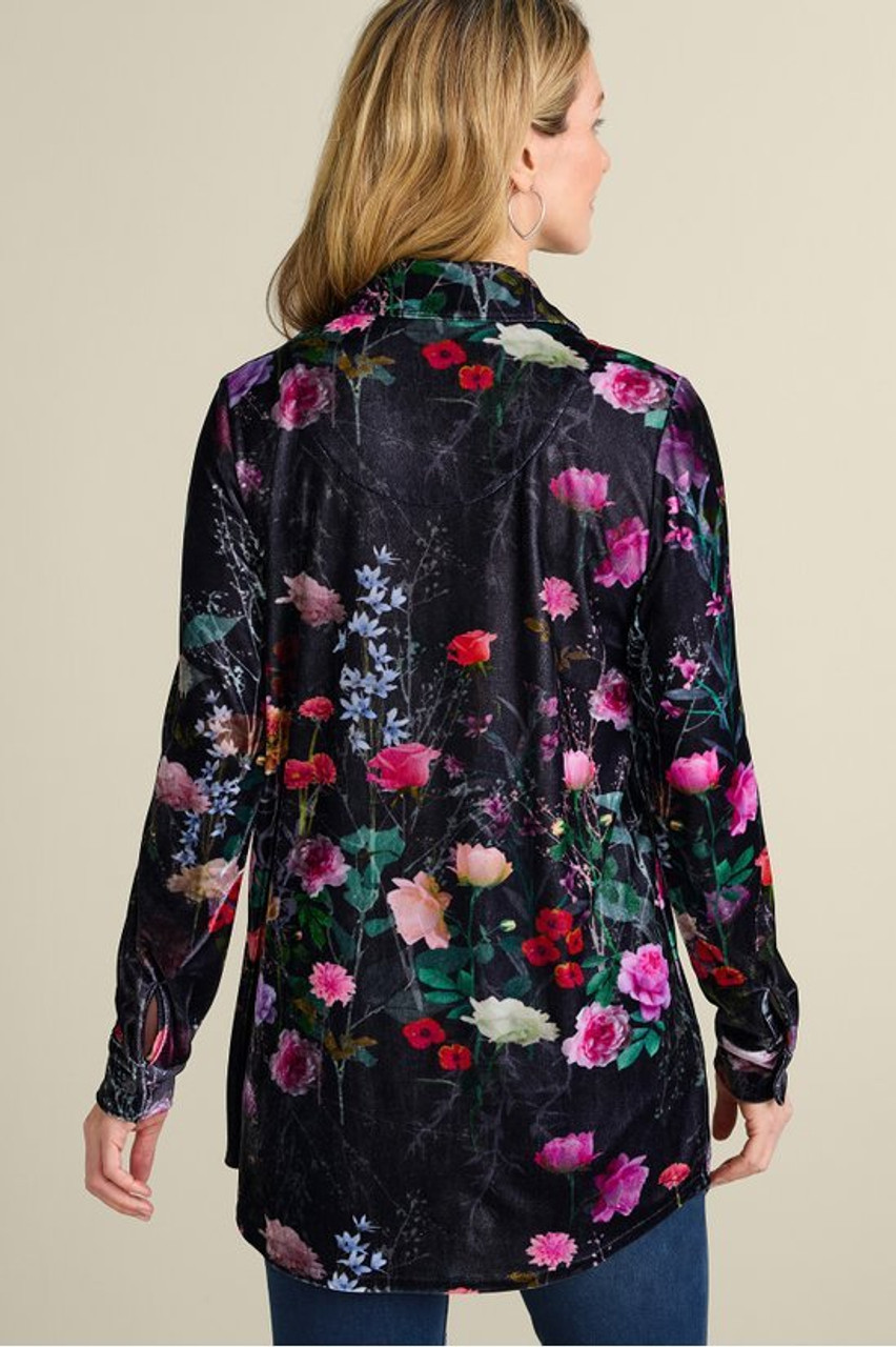 Velvet Boyfriend Tunic Shirt1479