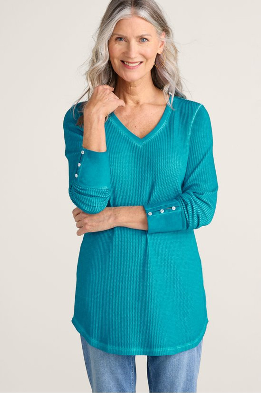 Arabella Waffle Knit Tunic