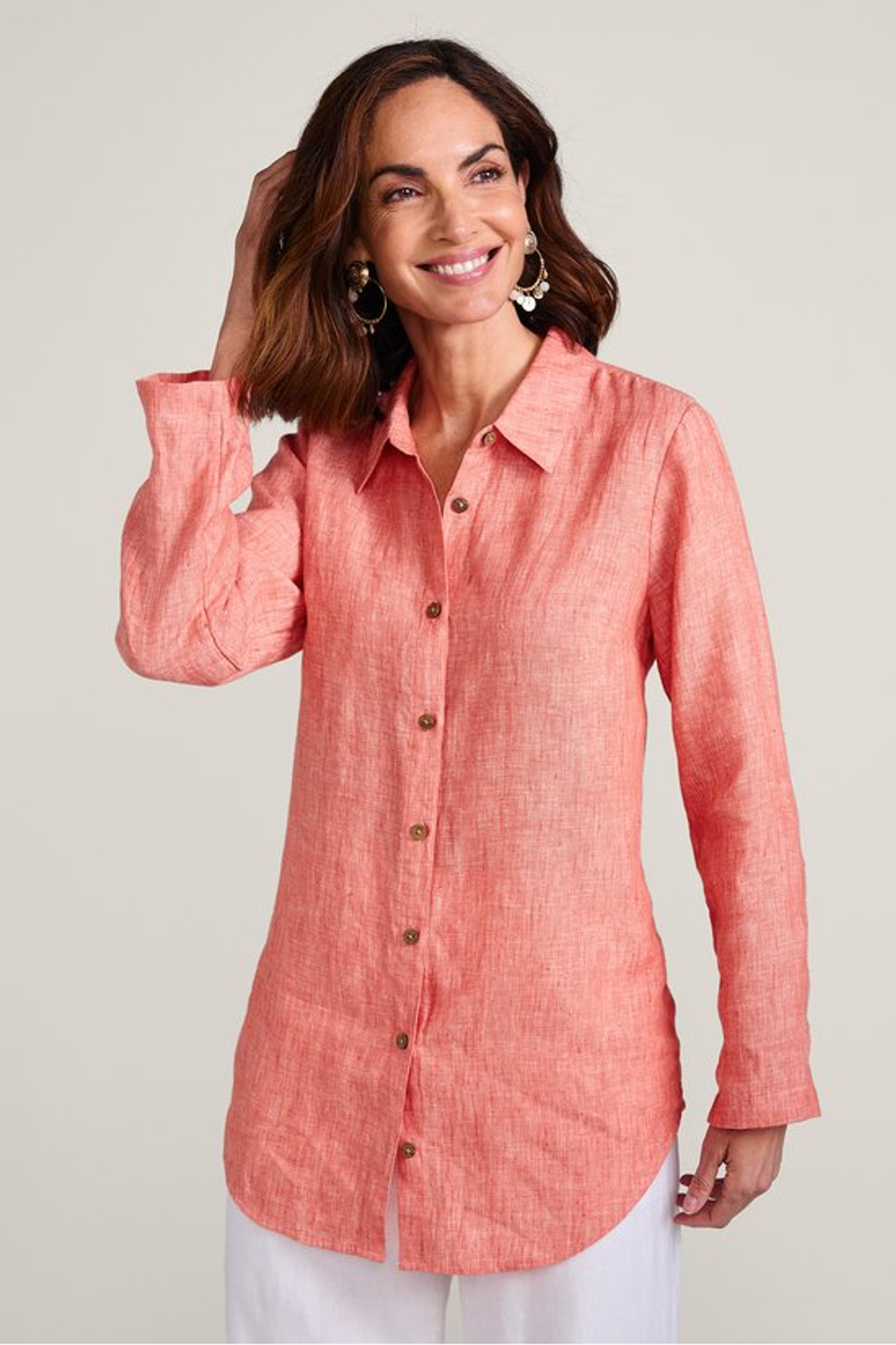 Outer Banks Linen Big Shirt