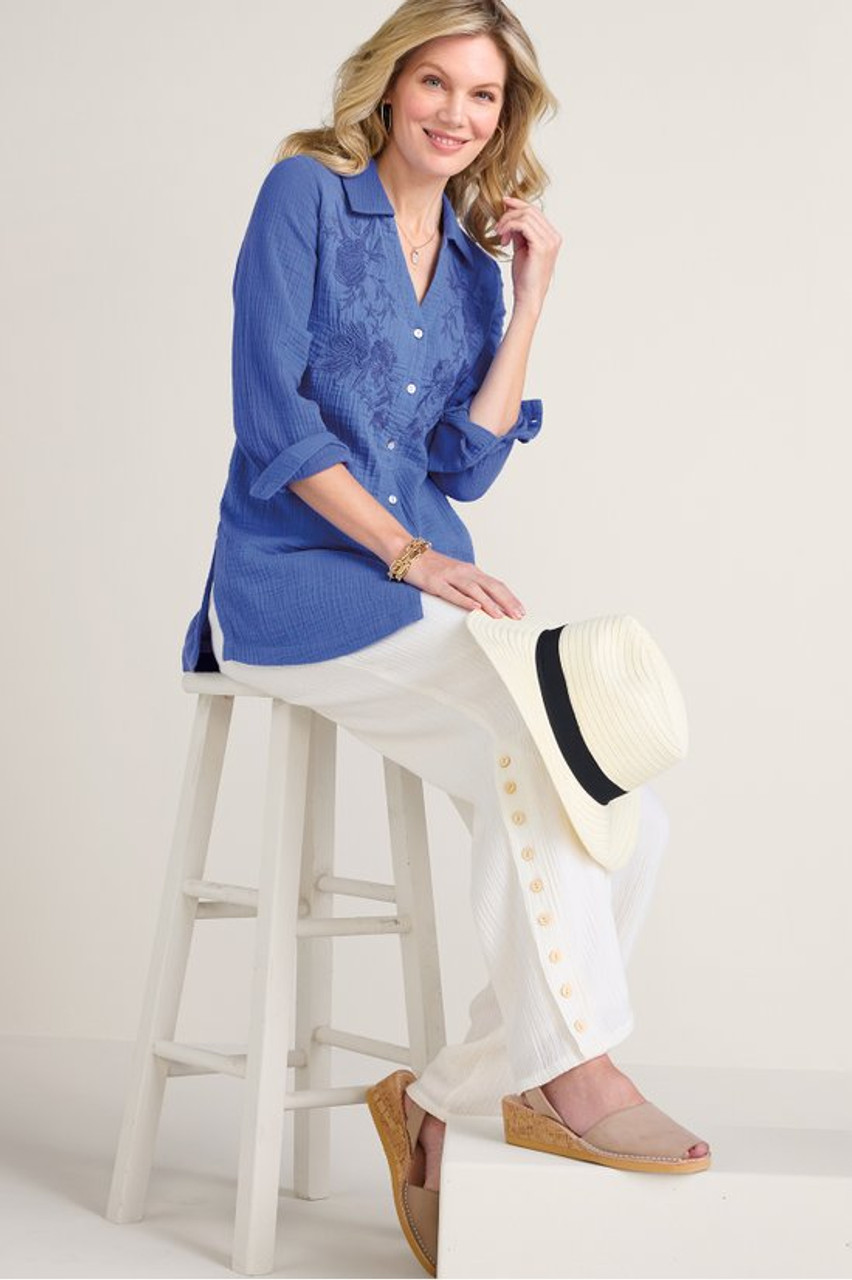 Escambia Gauze Tunic Shirt