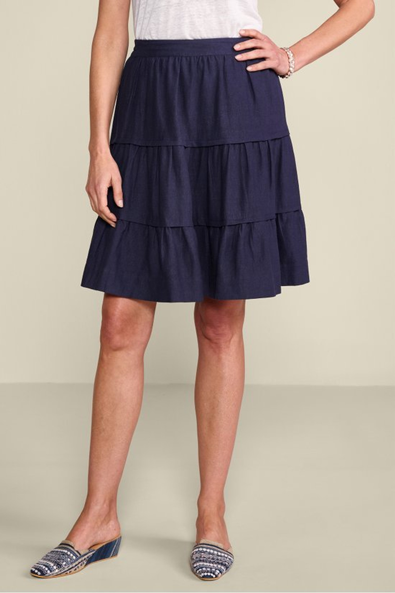 Talisa Linen Blend Skirt