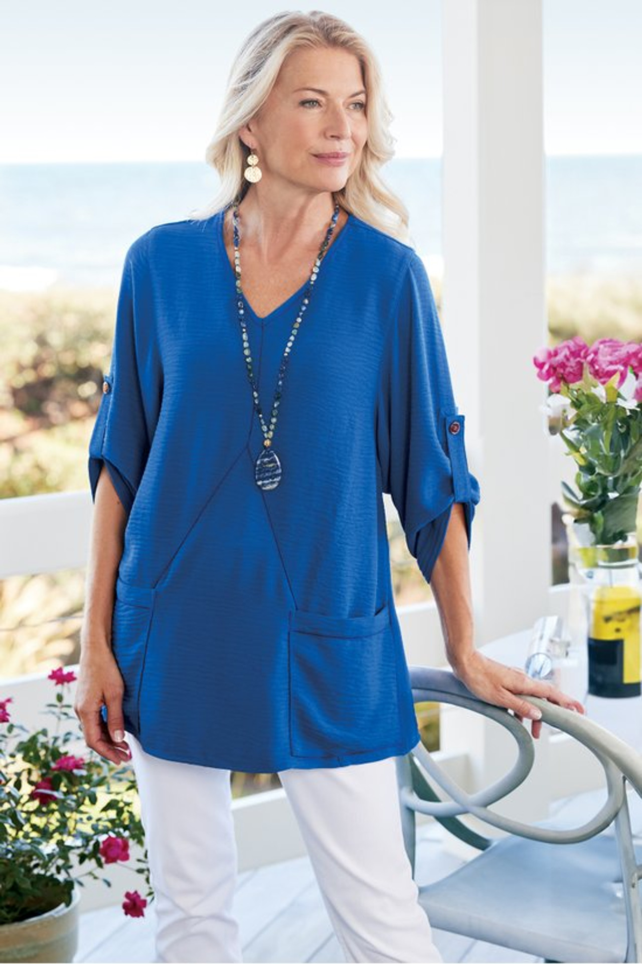 Josette Textured Tunic