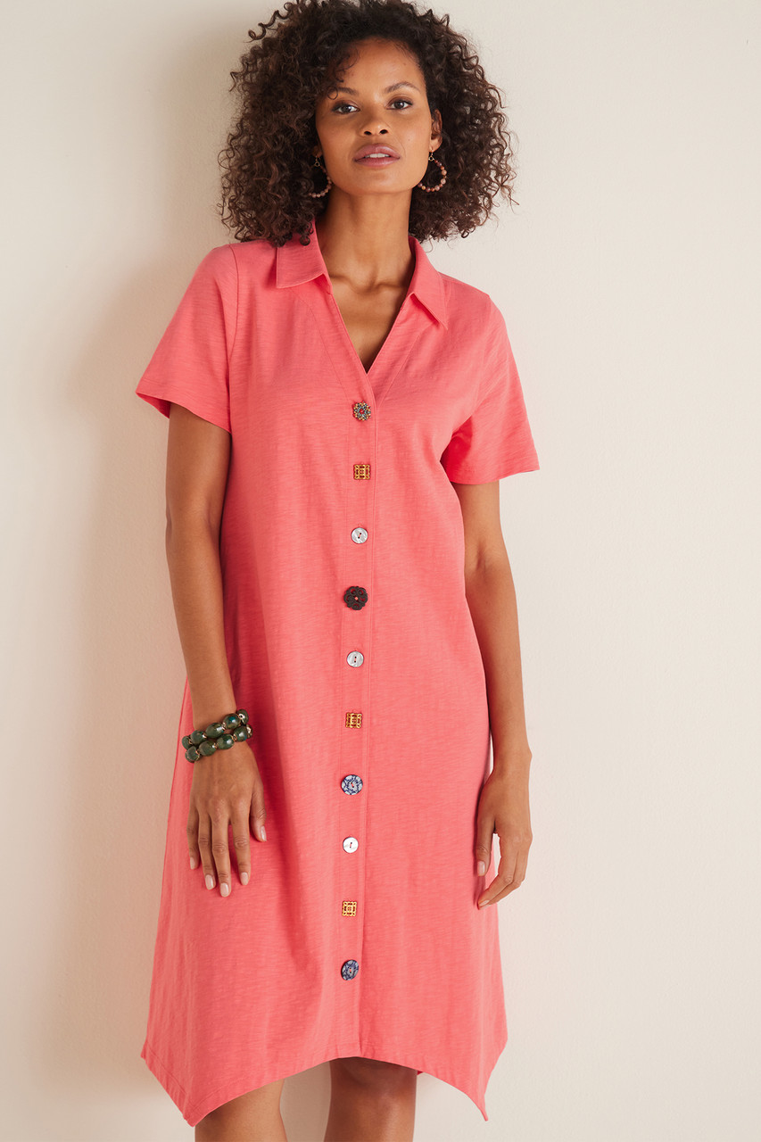 Danielle Button Dress1338