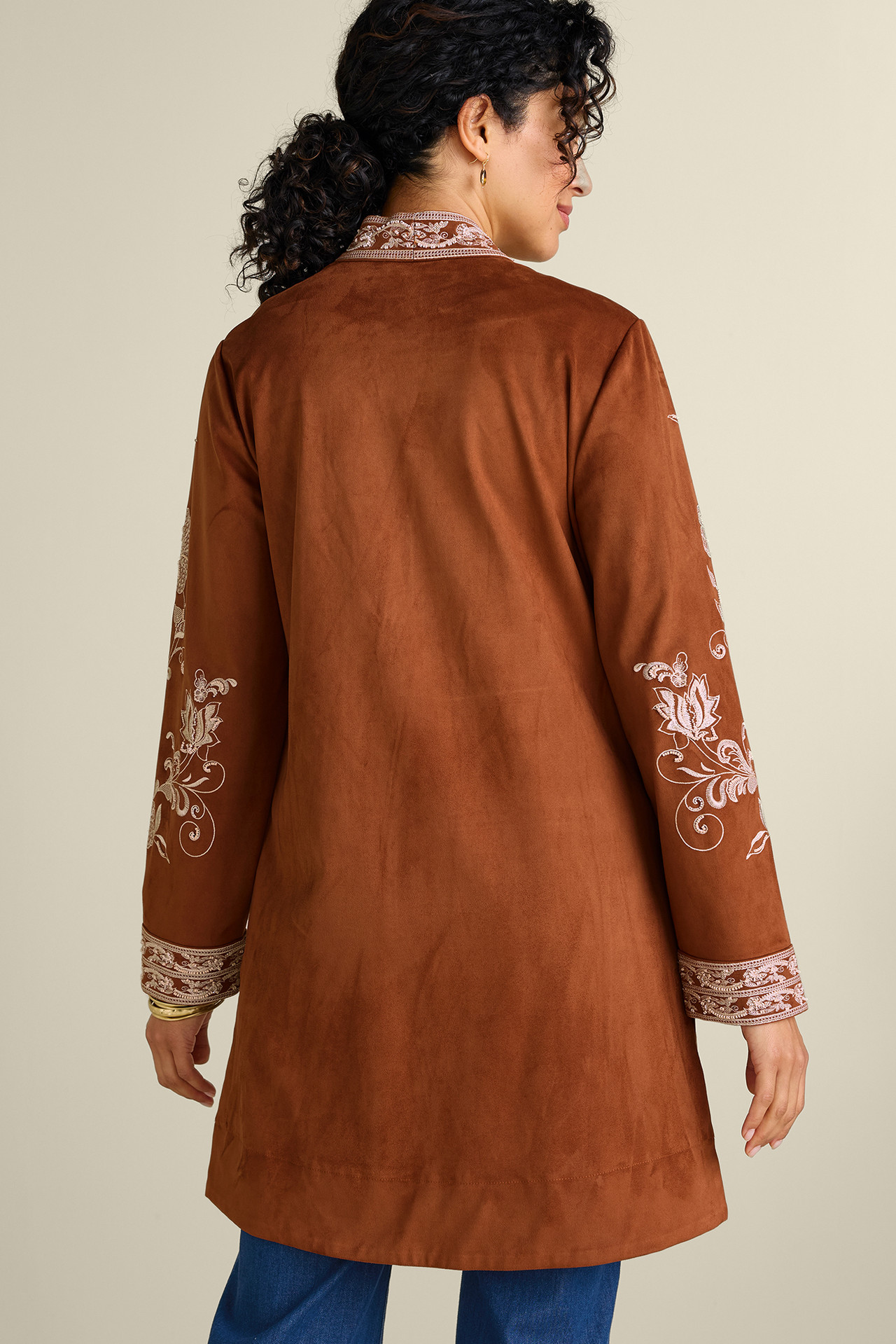 Marienne Faux Suede Jacket