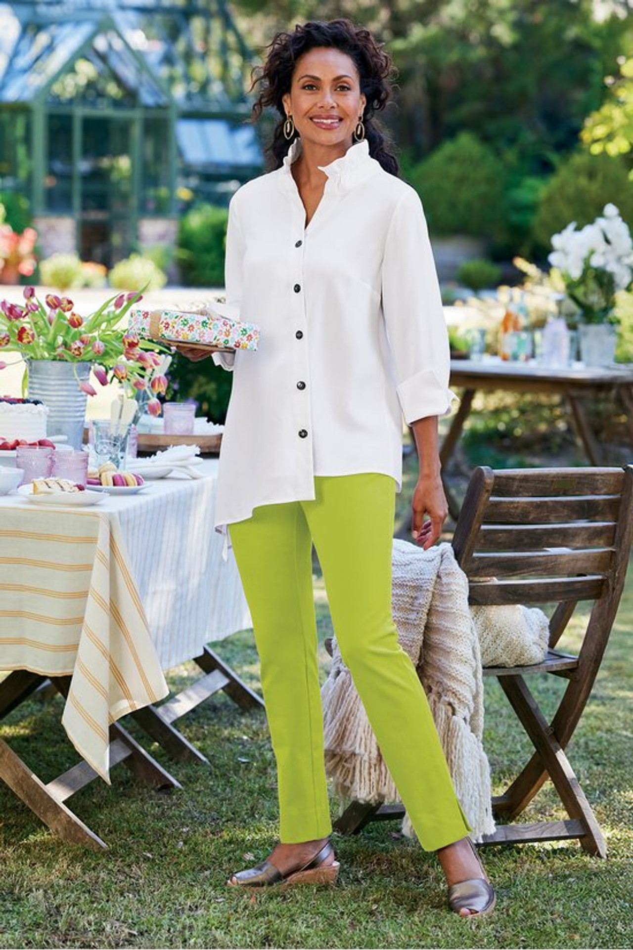 SoftEssential™ SUPERLA Slim Leg Ankle Pants1179