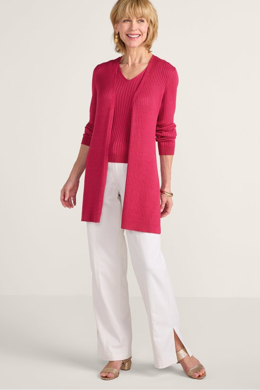 SoftEssential™ Ribbed Sweater Tank   2242