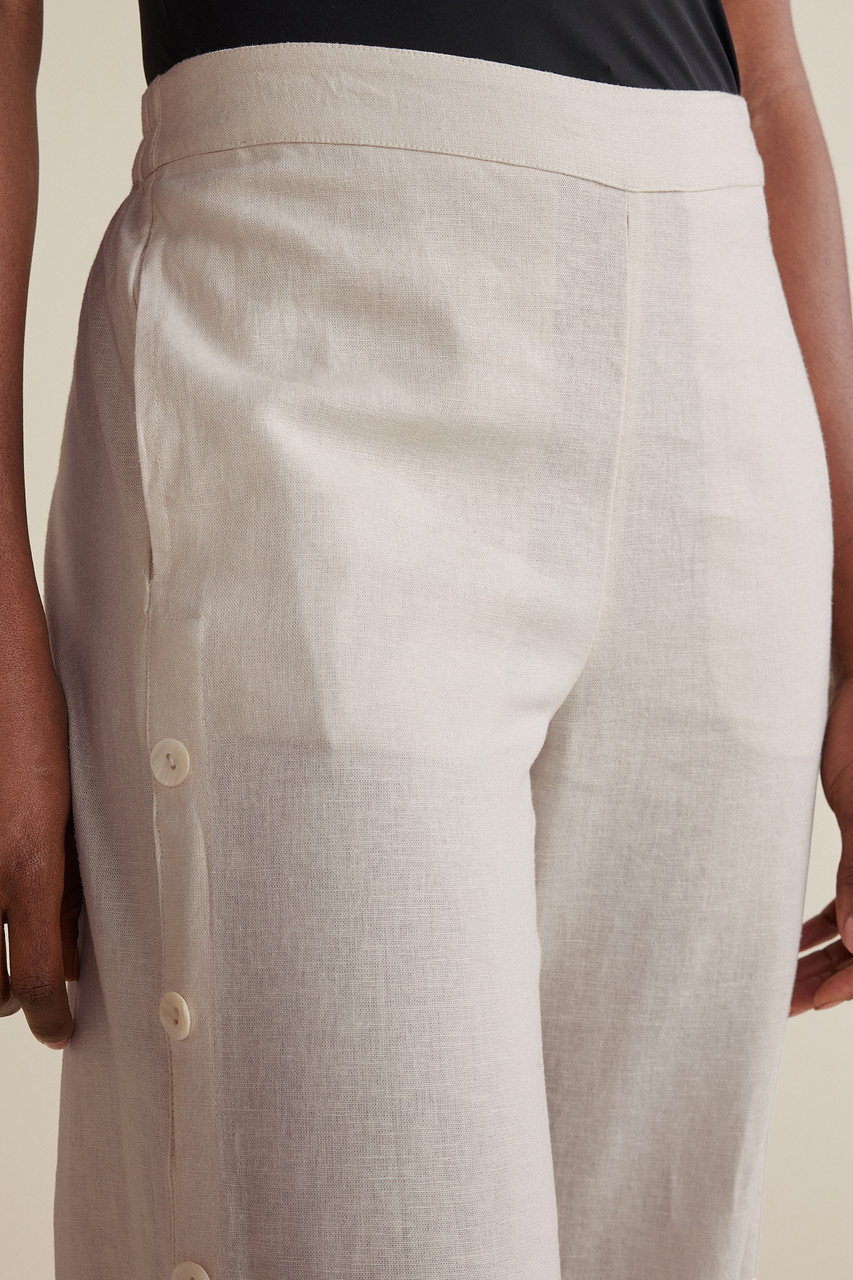 Sonoma Linen Blend Wide Leg Pants