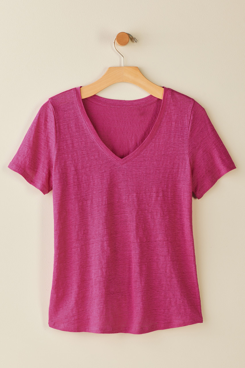 Aubrey Linen Slub Tee