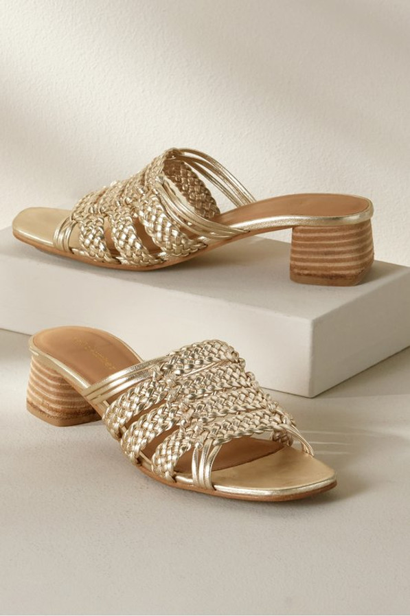 Salt + Umber Riviera Braided Slides
