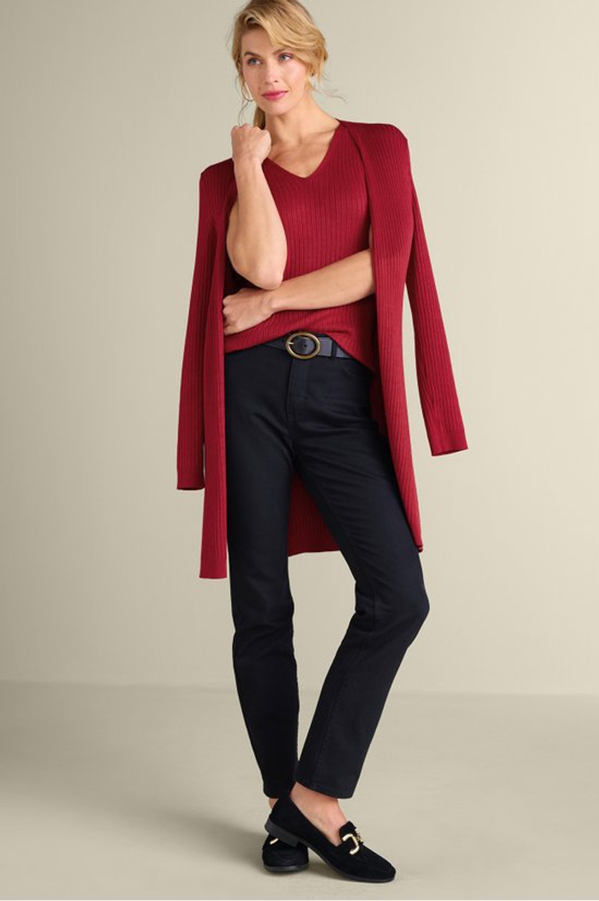 SoftEssential™ Ribbed Sweater Tank   2242