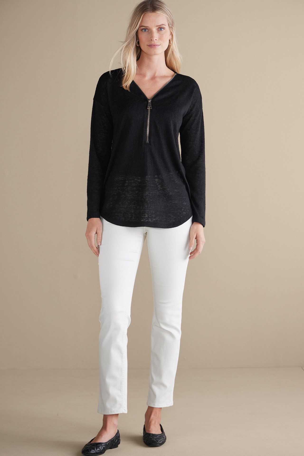 Valentina Zip Sweater   2216