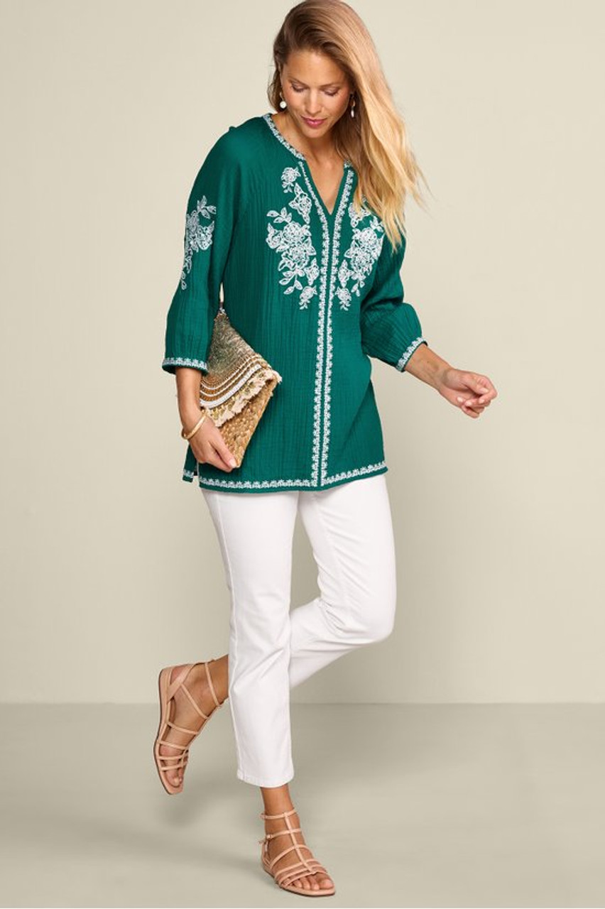 Katie Gauze Tunic