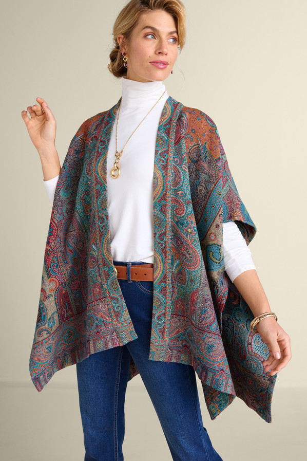 Rhea Woven Kimono Wrap