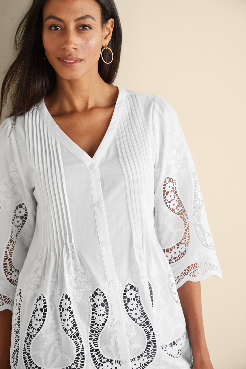 Trella Eyelet Top1203