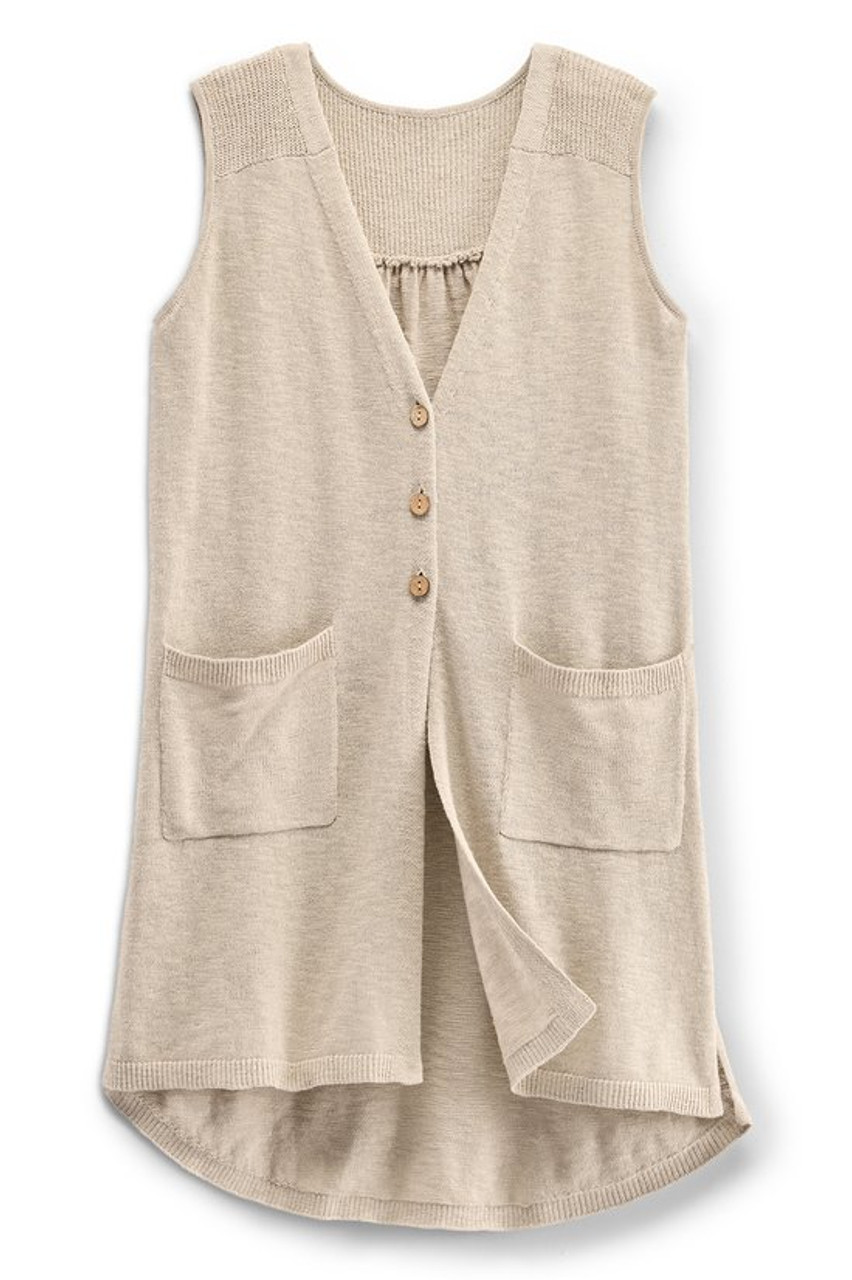 Vespera Slub Knit Vest